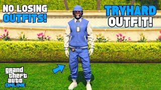 *NEW* HOW TO GET BLUE JOGGERS WITH BLUE BOMBER JACKET - NO TRANSFER NEEDED  GTA 5 ONLINE 