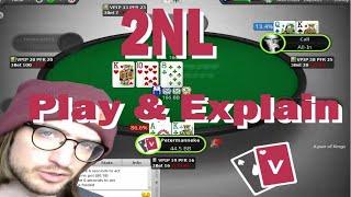 Cruising through 2NL Play & Explain Pokerstars Zoom