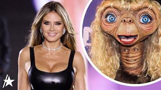 Heidi Klums WILD Halloween 2024 E.T. Costume + Past Unbelievable Looks