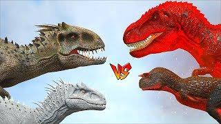 Ark Survival - NEW n OLD INDOMINUS REX vs ALPHA CARNOTREX and more Ep.303