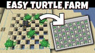 BEST Turtle Farm for Minecraft 1.19 ● Easy Scutes & Eggs Farm