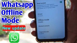 How to Show Offline on Whatsapp  Whatsapp Offline Mode