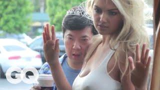 Ken Jeong Photobombs Kate Uptons GQ Photo Shoot  GQ