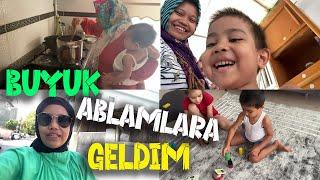 ANNEMLE ZEYNEP ABLAMLARA GİTTİM BABAMIN YAZ BAHÇESİNDE HASAT ZAMANI