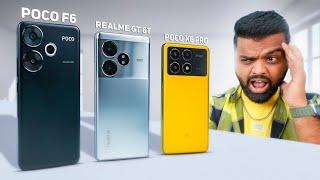 POCO F6 vs Realme GT 6T - Which One is Best ???