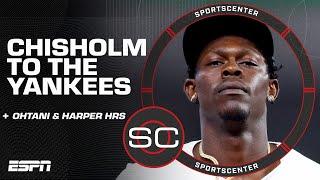 Jazz Chisholm Jr. traded to the Yankees Ohtanis 32nd HR Harpers milestone & more  SportsCenter
