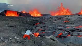 Kilauea Hawaiis second-largest volcano begins erupting again