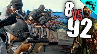 92 ZOMBIES - PlayerUnknowns Battlegrounds Highlights PUBG Zombies Custom Games w StoneMountain64