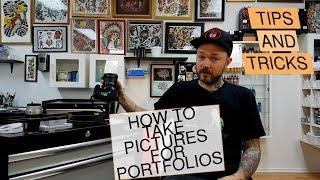 How to take pictures of Tattoos and Piercings for portfolios