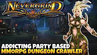 NEW Party Based MMORPG Dungeon Crawler Dopamine And Chill  Nevergrind Online
