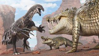 The Crocodile Crew - Life Of A Kaprosuchus  Path Of Titans