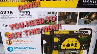 Buy this now Bargain Dual Fuel Generator Sams Club