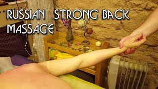  Traditional Russian Massage - ASMR no talking -  Strong Massage 12