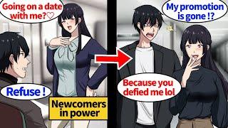 【Manga】My kohai who got in by nepotism was pestering me to date her. And on a business competition..