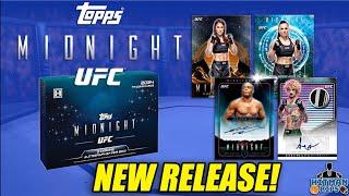 NEW PRODUCT 2024 UFC Topps Midnight - Black Chrome Technology $300 per Box