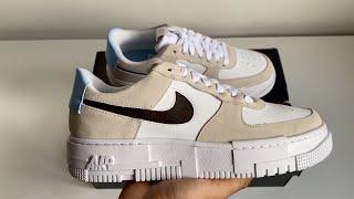 Nike Air Force 1 Pixel desert Sand Unboxing