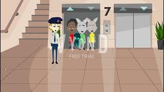 Kids and Halt takes service elevatorGets Kicked outGrounded