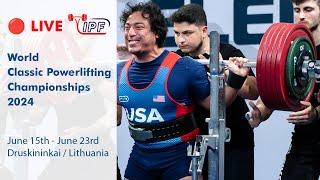 Men 93 kg B-Group - World Classic Powerlifting Championships 2024