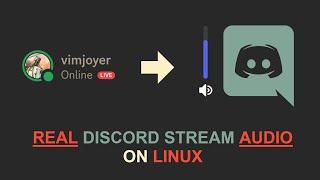 REAL Discord Stream Audio On Linux