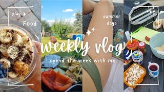 comfort weekly vlog & food diary  pizza backen summerdays at home me time & cooking