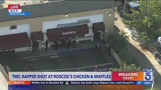 Rapper PnB Rock shot while eating at South L.A. Roscoe’s Chicken and Waffles TMZ