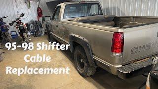 1995-1998 chevy 1500 shifter cable replacement similar vehicles apply