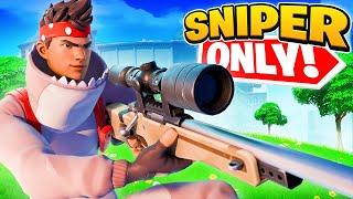 Winning with Snipers ONLY in Fortnite Reload