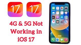 How to Fix 5G Network Not Working on iPhone in iOS 17 Beta.