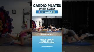 Cardio pilates total body workout LIVE from HAWAII #shorts #carolinejordan #workout