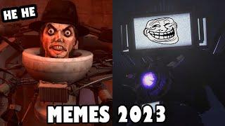 SKIBIDI TOILET CON MEMES 2023 COMPLETO @DaFuqBoom