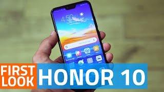 Honor 10 First Look  Design Camera and More