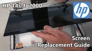 HP 14s-fq2000 Laptop Screen Replacement Guide