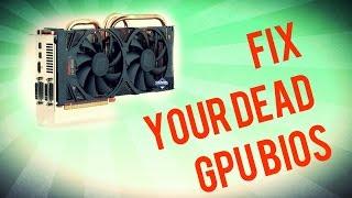 How to FIX your Bricked GPU BIOS - Bootable DOS Drive Method - HD6950 failed flash to HD 6970