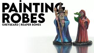 Miniature painting WIZARD for beginners  Robes and Cloaks pt 1