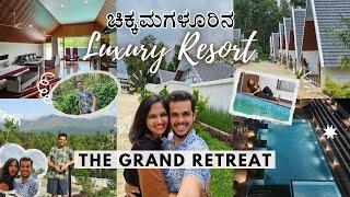 Chikkamagalurus Luxury Resort THE GRAND RETREAT  Kannada Vlog  Ganesh Karanth & Vidya Ganesh