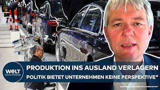 DEUTSCHLAND Firmen wollen Produktion ins Ausland verlagern - Politik bietet keine Perspektive