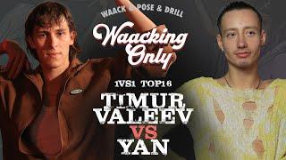 Timur Valeev vs Yan  Top16 1vs1  WAACKING ONLY III