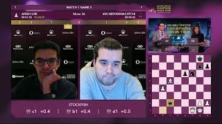 Giri vs Nepomniachtchi  Highlights of the Finals  Magnus Carlsen Invitational 2021