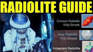 How to Deposit 200g of radiolite samples at the research bay Destiny 2 Radiolite Location