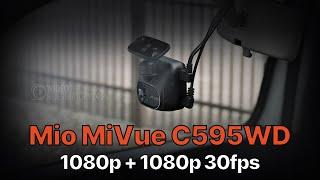 Kamera samochodowa Mio MiVue C595WD @ 1080p + 1080p 30fps