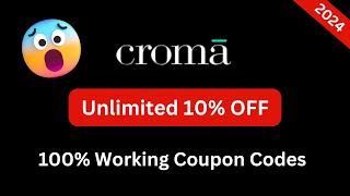 Croma Sale 2024 Unlimited 10% OFF Coupon Code  Discount Code & Promo Code #croma #coupon #offers