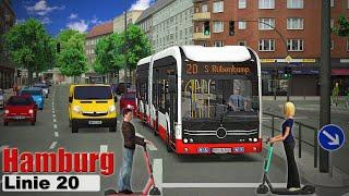OMSI 2 Hamburg Linie 20 Preview Komplette Linie  Lets Play OMSI 2  #1106