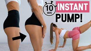 Get INSTANT BOOTY PUMP in JUST 10 MIN - Floor Only No Squats No Equipment At Home