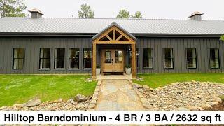 Luxury Barndominium - 4 BR  3 BA  2632 sq ft - Hilltop Barndominium