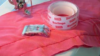 How to sew Knit Fabrics without Skipped Stitches. Easy Way for Solving Skipped Straight Stitches