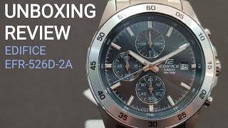 UNBOXING AND REVIEW CASIO EDIFICE EFR-526D-2AVUEF