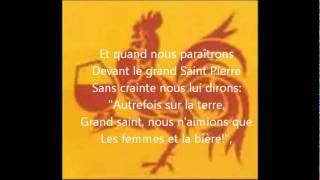 Chant des étudiants wallons + paroles