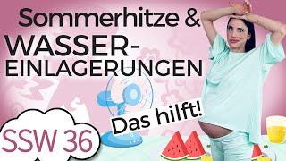 SSW 36 Was bei Wassereinlagerungen und Kreislauf im Sommer hilft  Mein Kinderwunsch