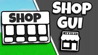 How To Make A Shop Gui In Roblox Studio *No Scripting*