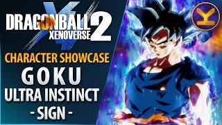 Dragon Ball Xenoverse 2 - Goku Ultra Instinct -Sign- - Character Showcase